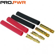 2.0mm Gold Bullet Connectors 2prs